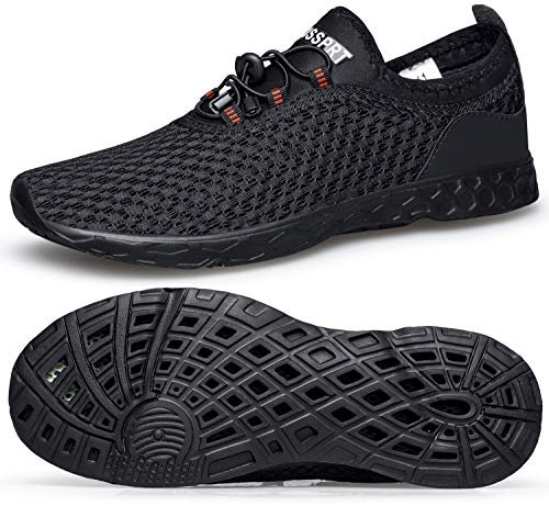 DOUSSPRT Men's Water Shoes Quick Drying Sports Aqua Shoes