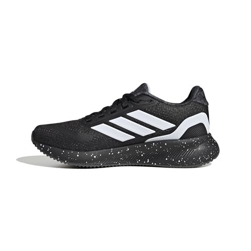 Adidas Unisex-Kid's Run Falcon 5, Black/White/Grey, 7