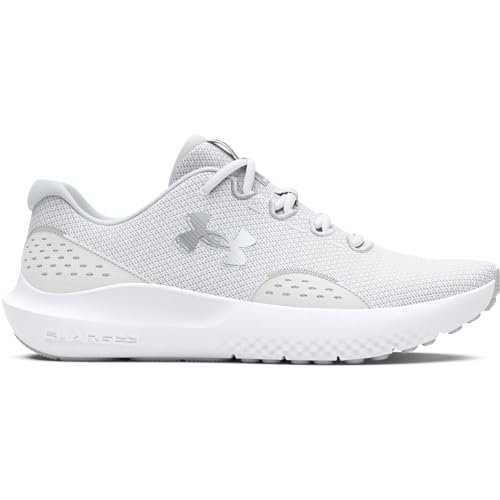 Under Armour Women's Charged Surge 4, (100) White Running...