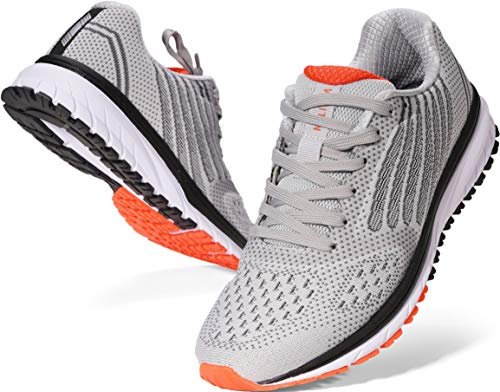 Joomra Whitin Mens Tennis Shoes Arch Support Trail Running...