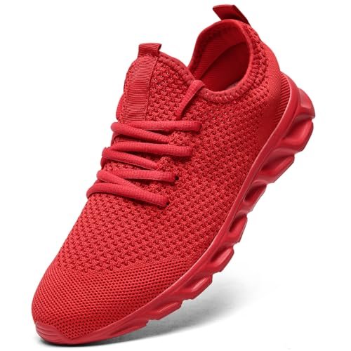Men's Running Shoes Slip On Walking Comfortable Breathable...