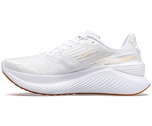 Saucony Men's Endorphin Shift 3 Running Shoe, White/Gum,...