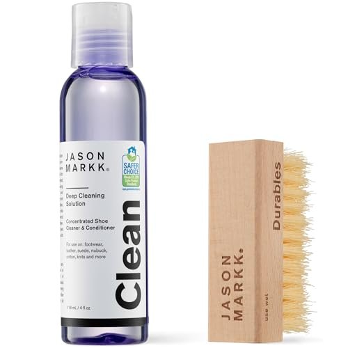 Jason Markk Essential Kit, Shoe Cleaner, 2-Piece Deep...
