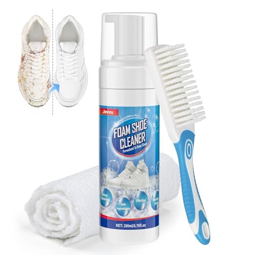 Jevvu Shoe Cleaner, 6.76fl.oz Sneaker Cleaner Foam for...