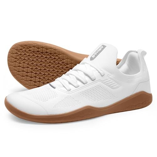 AIRHAS Men's Barefoot Shoes Zero Drop Anatomical Toe Box...