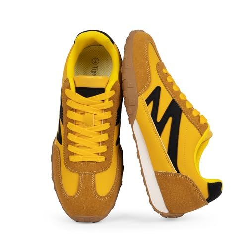 Tigeridea Fashion Sneakers for Women 2026 Yellow Tennis...
