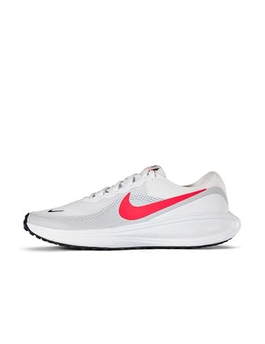 Nike Men's Revolution 8 Road Running Shoes, White Crimson