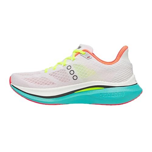 Saucony Men's Endorphin Speed 5 Sneaker, White/Mutant, 10