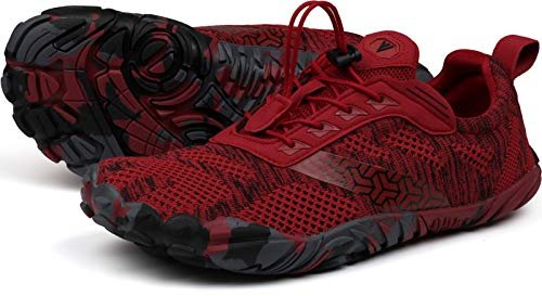 Joomra Minimalist Trail Running Tennis Shoes Size 9.5 Red...