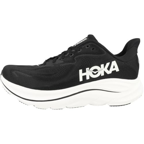 Hoka Men's Clifton 10 Black/White 9.5 Medium