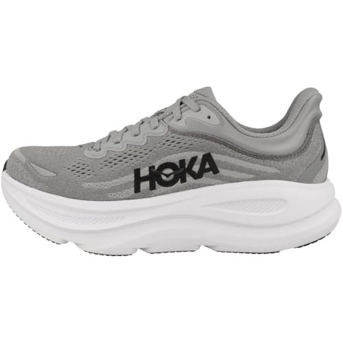 Hoka Mens Bondi 9 Galactic Grey/Stellar Grey 10.5 Medium