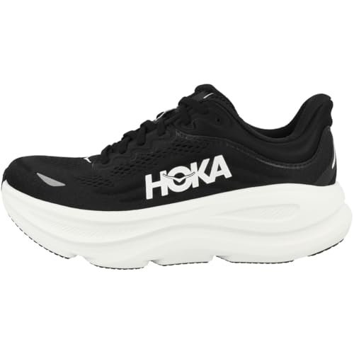 Hoka Women's Bondi 9 Black/White 8.5 Medium