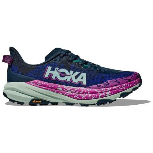 Hoka Men's Speedgoat 6 Stormy Skies/Aqua Breeze 9 Medium