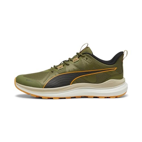Puma Mens Reflect Lite Trail Running Shoe, Olive...