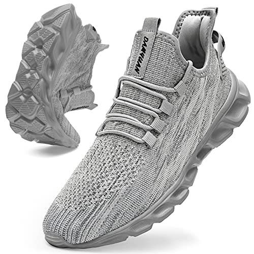 QIJGS Running Shoes for Men Gym Tennis Lightweight Mesh...