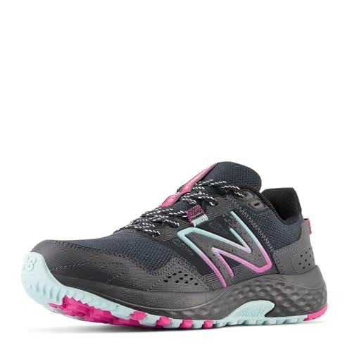 New Balance Women's 410v8 Trail Running Shoe, Black/Bright...