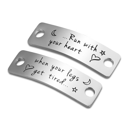 Running Shoe Tags Marathon Metal Bar Gifts Inspirational...