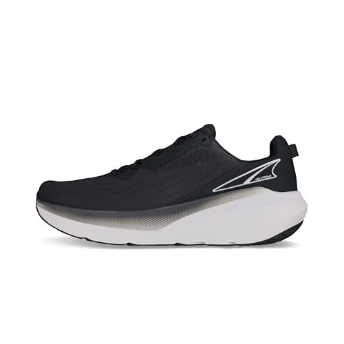 ALTRA Men's FWD VIA Road Running Shoe, Black/White, 8.5