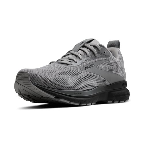 Brooks Men’s Trace 4 Neutral Running Shoe Grey Black Ebony