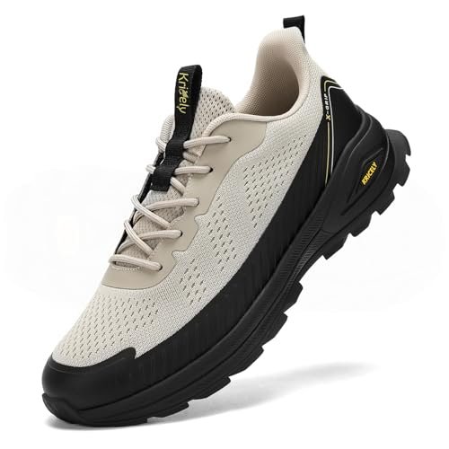 Kricely Men's Trail Running Shoes Non Slip Breathable...