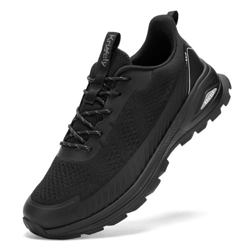 Kricely Men's Trail Running Shoes Non Slip Breathable...