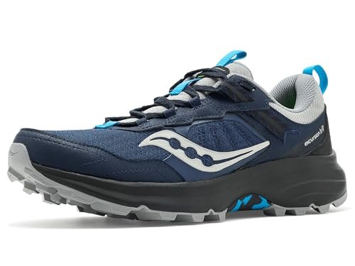 Saucony Men's Excursion Tr17 Sneaker, Navy/Black, 10.5