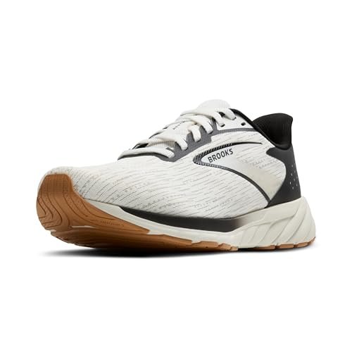 Brooks Women’s Anthem 7 Neutral Running Shoe White Black Tan