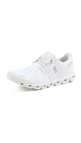 On Women's Cloud 6 Sneakers, White, 7.5 Medium US