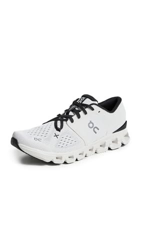 On Women's Cloud X 4 Sneakers, Ivory/Black, 6 Medium US