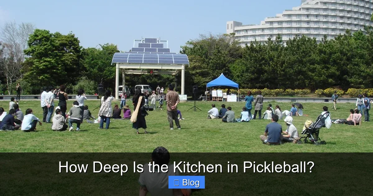 How Deep Is the Kitchen in Pickleball?
