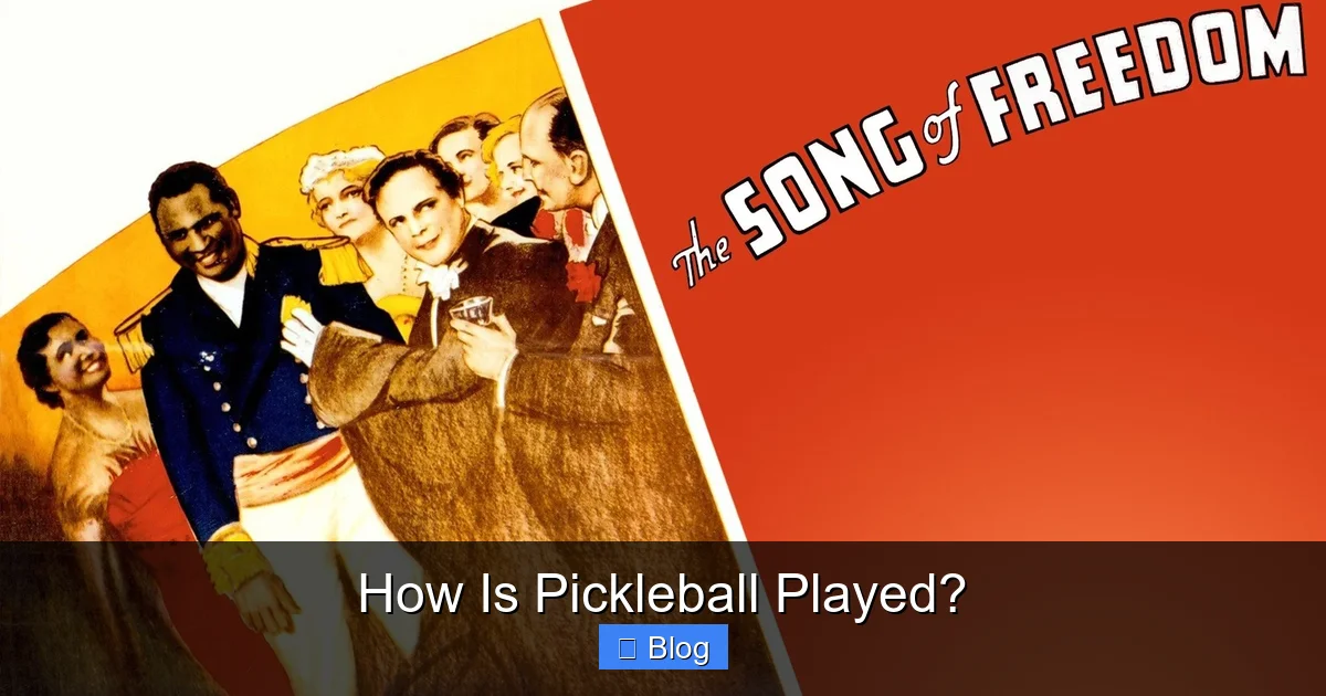 How Is Pickleball Played?