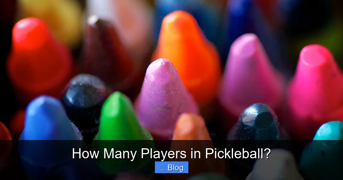 How Many Players in Pickleball?