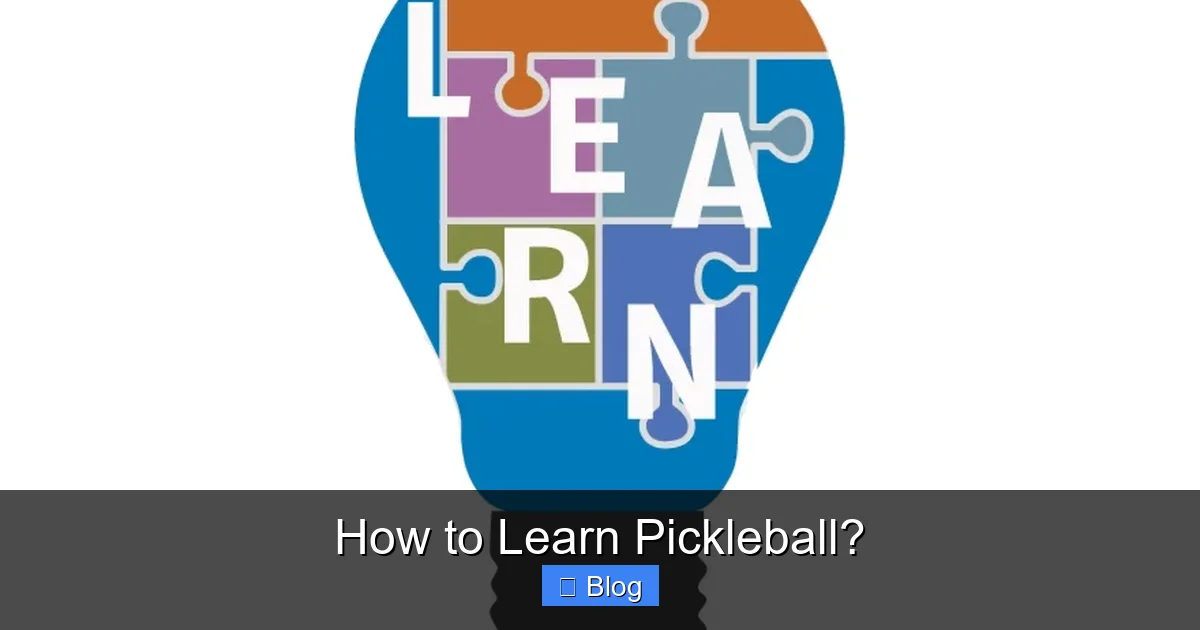 How to Learn Pickleball?