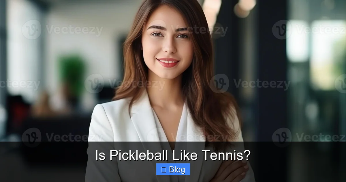 Is Pickleball Like Tennis?