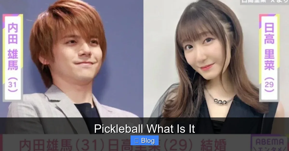 Pickleball What Is It