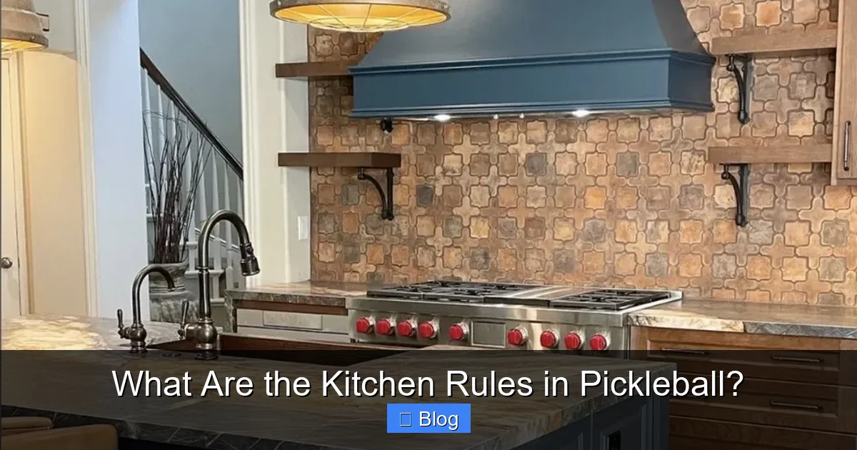 What Are the Kitchen Rules in Pickleball?