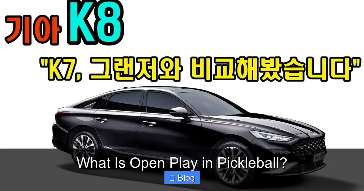 What Is Open Play in Pickleball?
