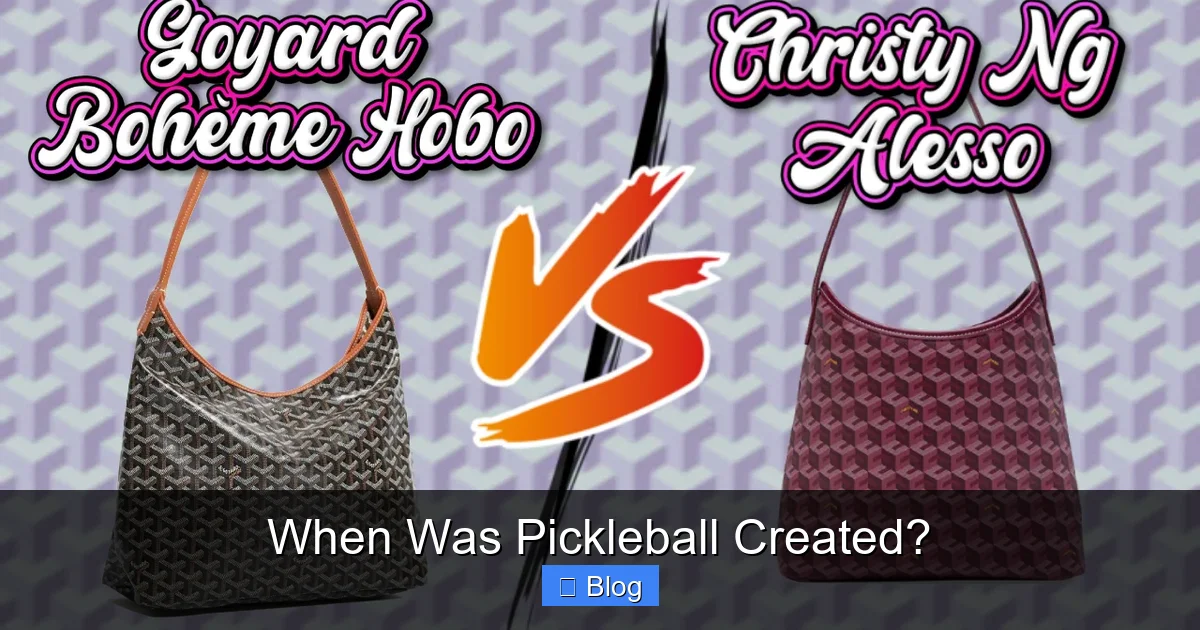 When Was Pickleball Created?
