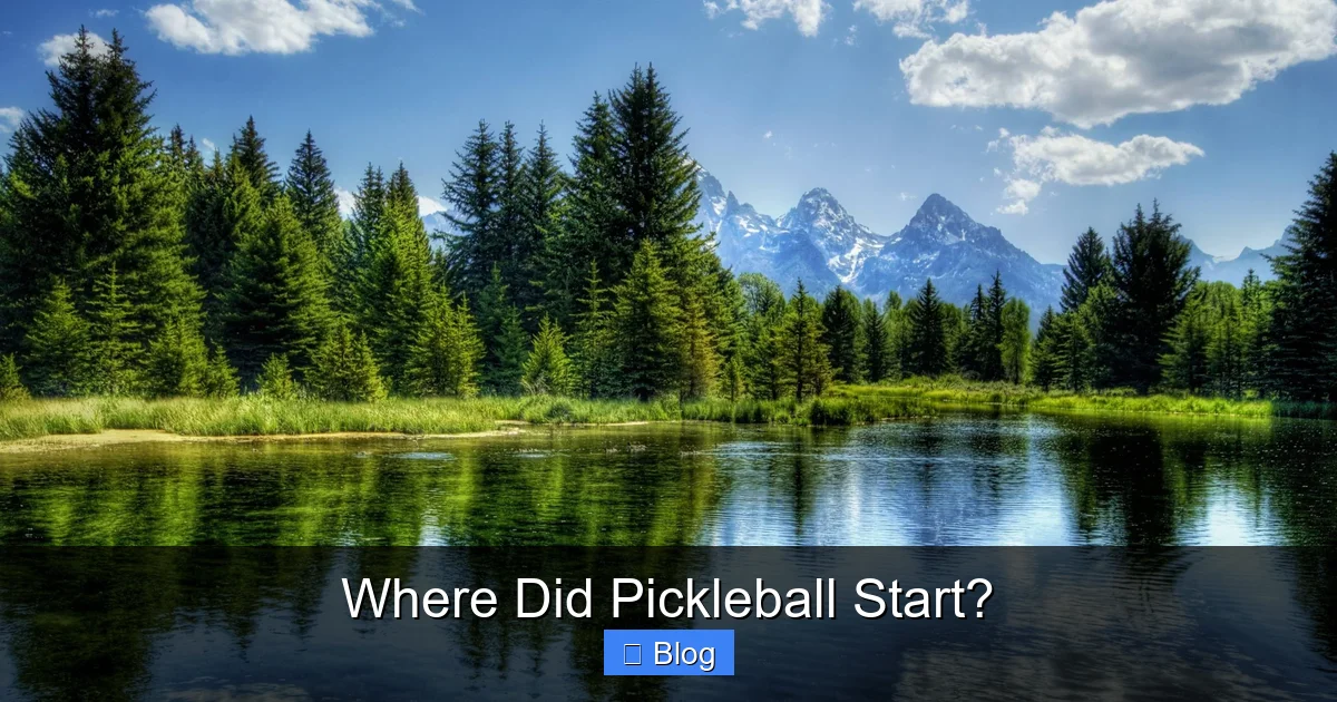 Where Did Pickleball Start?