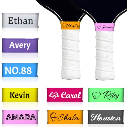 Lamdiy Personalized Pickleball Paddle Name Bands Pickleball...