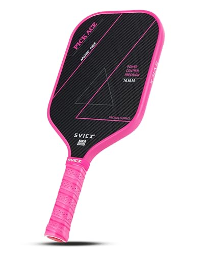 SVICX Pickleball Paddle,Carbon Fiber Pickleball Paddle for...