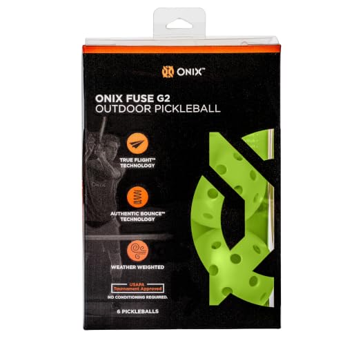 Onix Fuse G2 Outdoor Pickleball Balls Ready to Play