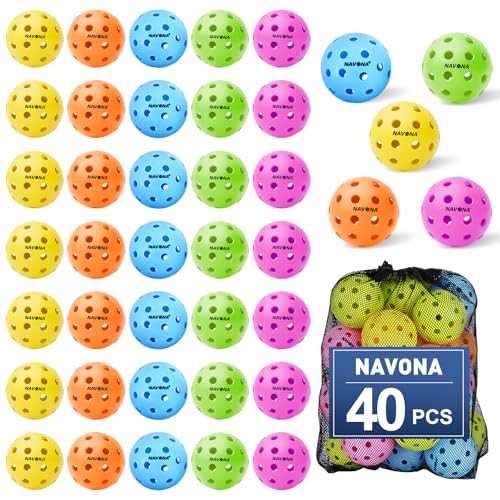 40 Pack Premium Outdoor Pickleball Balls, Meet USAPA...