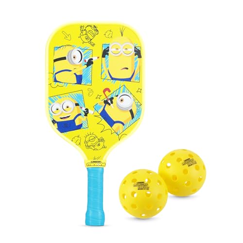 Voyager - LED Fiberglass Pickleball Bundle, Includes...