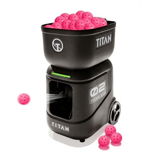 Titan ACE Pickleball Machine with Invertible Hopper, App...