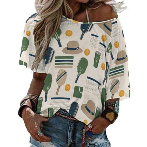 Classic Pickleball Gear Women Shirts 2026 Loose Fit