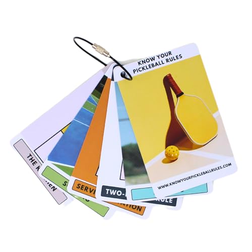 Pickleball Rules Bag Tags - Pickleball Rules Reference Guide
