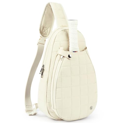 CLUCI Pickleball Bag for Women, Quilted Crossbody Puffer...