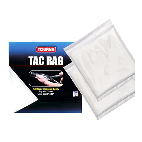 Tourna Tac Rag Tacky Grip Cloth for Tennis, Pickleball