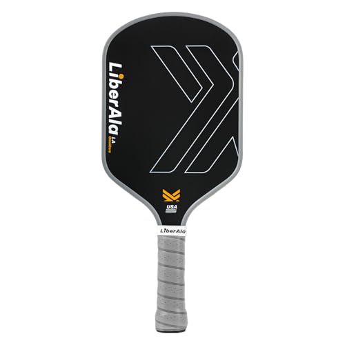 LiberAla Pro Pickleball Paddles, Raw Carbon Fiber Surface
